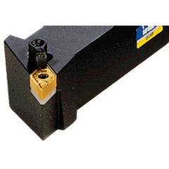 Iscar - MDJN, Left Hand Cut, 93° Lead Angle, 5/8" Shank Height x 5/8" Shank Width, Negative Rake Indexable Turning Toolholder - 4" OAL, DNMG 33.. Insert Compatibility, Series Isoturn - Exact Tooling