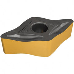 Iscar - DNMX444 Grade IC8150 Carbide Turning Insert - TiCN/Al2O3/TiN Finish, 55° Diamond, 1/2" Inscr Circle, 1/4" Thick, 1.6mm Corner Radius - Exact Tooling