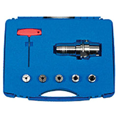 Iscar - 5 Piece, Hydraulic Collet Chuck Kit - Exact Tooling