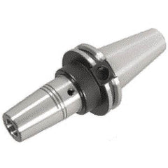 Iscar - 40mm Shank Diam, 1/4" Hole Diam, CAT40 Taper Shank Shrink Fit Tool Holder & Adapter - 3-1/2" Projection, 1.417" Clamping Depth - Exact Tooling