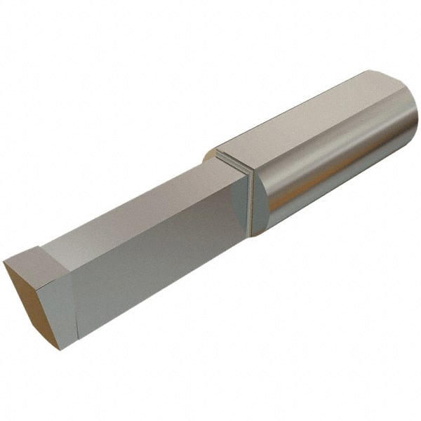 Iscar - 10mm Min Bore Diam, 10mm Shank Diam, Boring Bar - 0.008" Corner Radius, Solid Carbide, TiAlN Finish - Exact Tooling