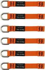 Ergodyne - 4-1/2" Tool Tether - Sealing Tape Connection, 5" Extended Length, Orange - Exact Tooling