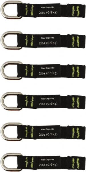 Ergodyne - 3-1/2" Tool Tether - Sealing Tape Connection, 4" Extended Length, Black - Exact Tooling