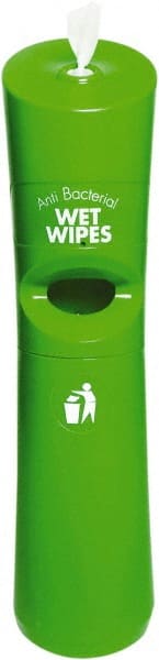 Addgards - Green Polyethylene Manual Wipe Dispenser - Exact Tooling