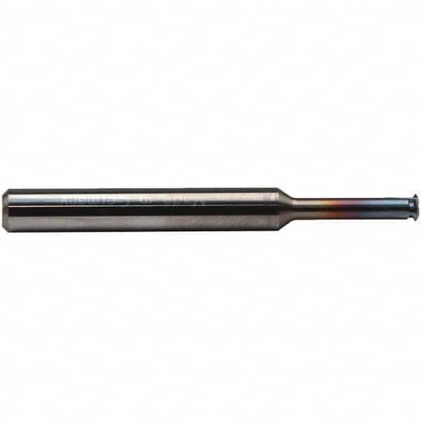 Emuge - 32 Max TPI, Internal Single Profile Thread Mill - 0.414" Cut Diam, 1/8" Shank Diam, 3 Flute, 1-5/8" OAL, TiCN Finish - Exact Tooling