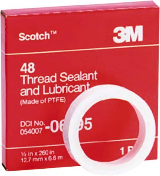 3M - 1" Wide x 520" Long General Purpose Pipe Repair Tape - 3 mil Thick, -450 to 500°F, White - Exact Tooling