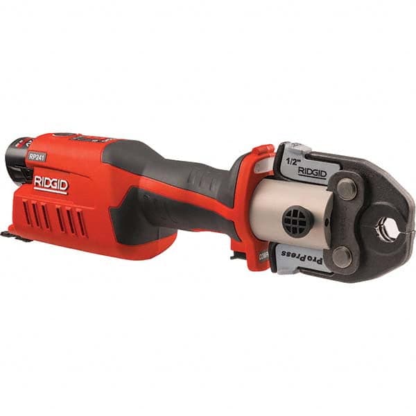 Ridgid - Benders, Crimpers & Pressers Type: Pressing Tool Kit Maximum Pipe Capacity (Inch): 1 - Exact Tooling