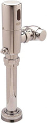 Zurn - 1-1/2" Spud Coupling, 1" Pipe, Closet Automatic Flush Valve - Single Flush, 1.6 Gal per Flush, Chrome Cover, Powered by 4 AA Batteries - Exact Tooling