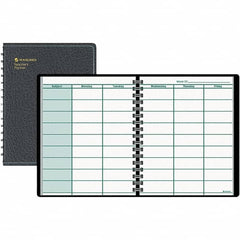 AT-A-GLANCE - 52 Sheet, 8-1/2 x 10-7/8", Teacher's Planner - Black - Exact Tooling