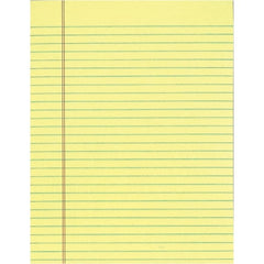 TOPS - 50 Sheet, 8-1/2 x 11", Legal/Wide (Style) Legal Pad - Canary - Exact Tooling
