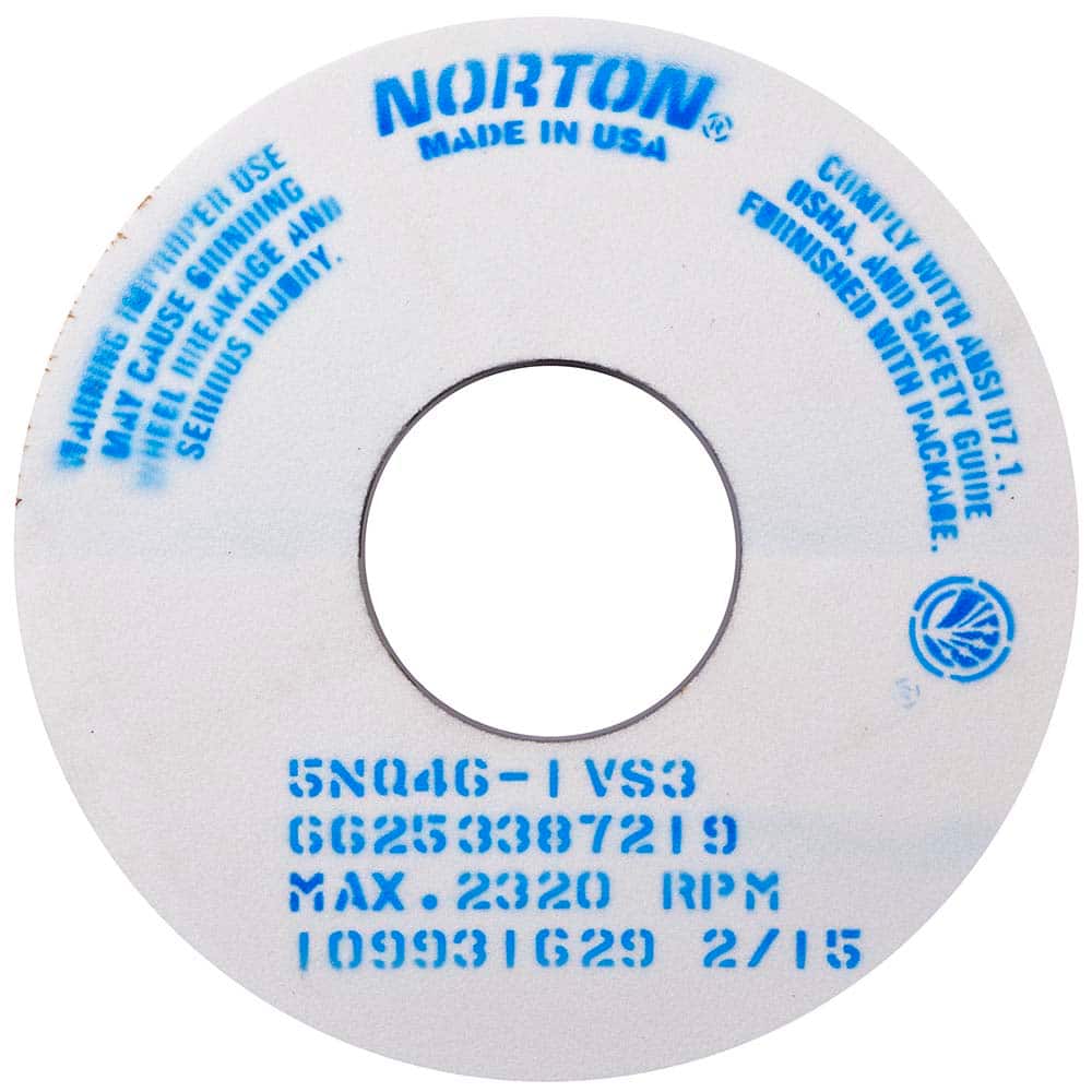 Norton - Tool & Cutter Grinding Wheels Wheel Type: Type 1 Wheel Diameter (Inch): 14 - Exact Tooling