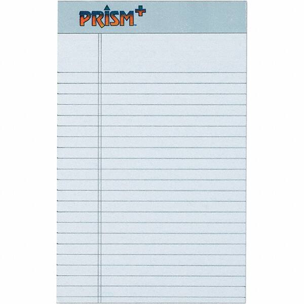 TOPS - 50 Sheet, 5 x 8", Narrow Legal Pad - Pastel Gray - Exact Tooling