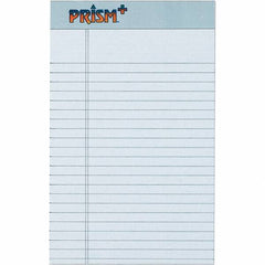 TOPS - 50 Sheet, 5 x 8", Narrow Legal Pad - Pastel Gray - Exact Tooling