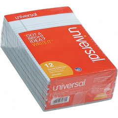 UNIVERSAL - 50 Sheet, 5 x 8", Narrow Note Pad - Blue - Exact Tooling