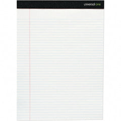Universal One - 50 Sheet, 8-1/2 x 11-3/4", Legal/Wide (Style) Writing Pad - White - Exact Tooling