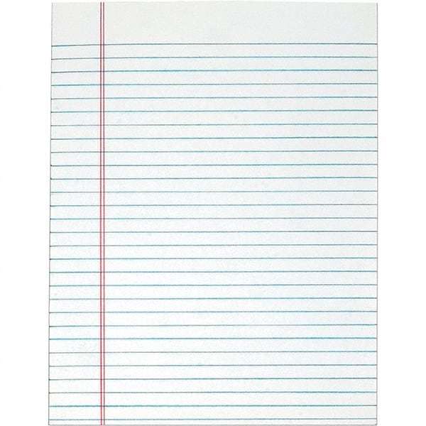 TOPS - 50 Sheet, 8-1/2 x 11", Legal/Wide (Style) Legal Pad - White - Exact Tooling