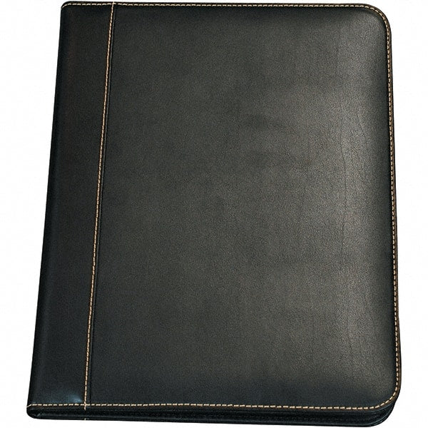 Samsill - 50 Sheet, 8-1/2 x 11", Legal (Style) Leather Padfolio - Black - Exact Tooling
