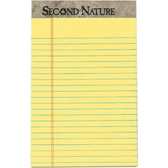 TOPS - 50 Sheet, 5 x 8", Narrow Writing Pad - Canary - Exact Tooling