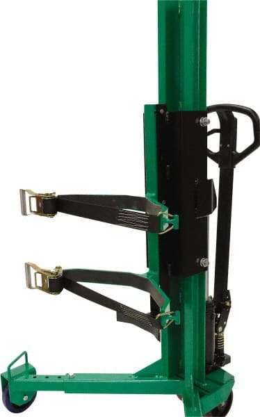 Valley Craft - 800 Lb Load Capacity, 30 Gal Drum Lifter - For 30 Gal Drums - Exact Tooling