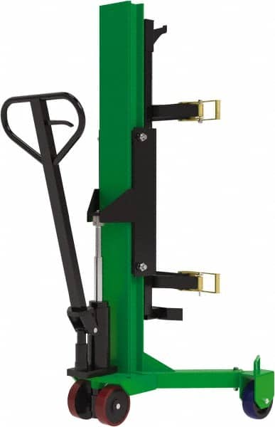 Valley Craft - 800 Lb Load Capacity, 30 & 55 Gal Drum Lifter - For 30 Gal & 55 Gal Drums - Exact Tooling