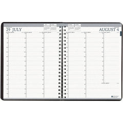 House of Doolittle - 112 Sheet, 8-1/2 x 11", Weekly Planner - Black - Exact Tooling