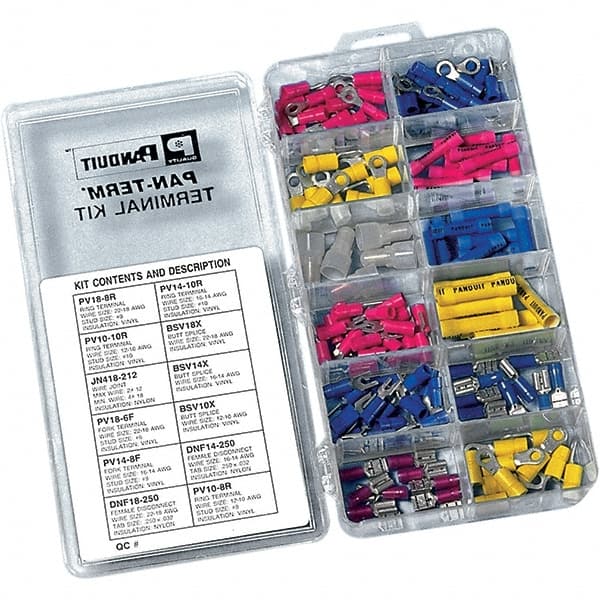 Panduit - 161 Piece, Terminal Kit - Exact Tooling