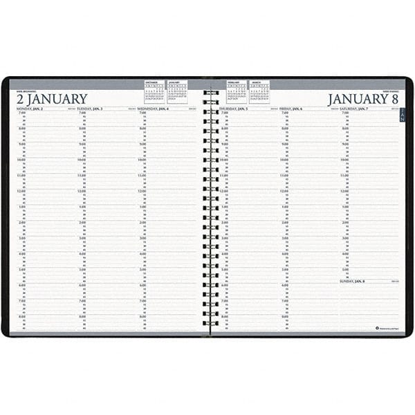 House of Doolittle - 104 Sheet, 8-1/2 x 11", Weekly Planner - Blue - Exact Tooling