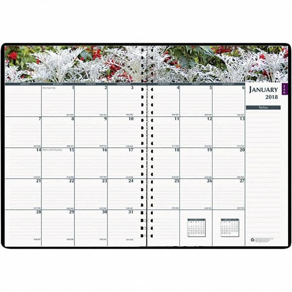 House of Doolittle - 128 Sheet, 7 x 10", Weekly/Monthly Planner - Black - Exact Tooling
