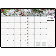 House of Doolittle - 128 Sheet, 7 x 10", Weekly/Monthly Planner - Black - Exact Tooling