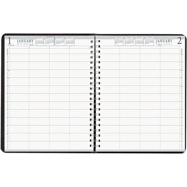 House of Doolittle - 365 Sheet, 8 x 11", Group Daily Appointment Book - Black - Exact Tooling