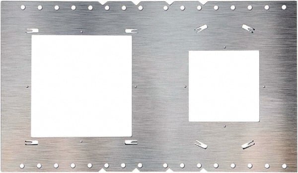 Philips - Aluminum Silver Light Fixture Plate - For Use with FDL Flat Down Lights - Exact Tooling