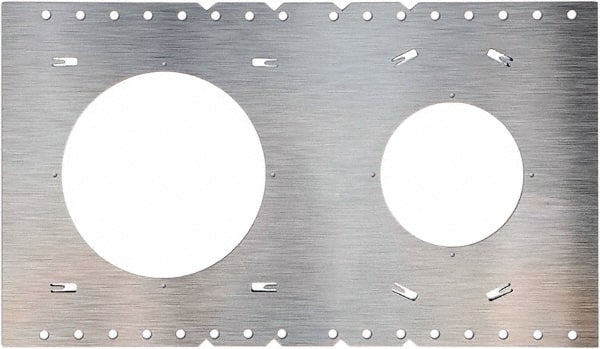 Philips - Aluminum Silver Light Fixture Plate - For Use with FDL Flat Down Lights - Exact Tooling