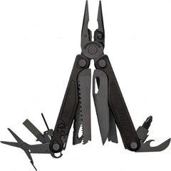 Leatherman - 1 Piece, Multi-Tool Set with 19 Functions - Black, 4" Closed Length - Exact Tooling