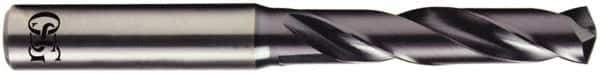 OSG - 13.2mm 140° Solid Carbide Jobber Drill - WD1 Finish, Right Hand Cut, Spiral Flute, Straight Shank, 124mm OAL - Exact Tooling