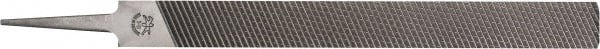 PFERD - 12" Long, Bastard Cut, Flat American-Pattern File - Single Cut, 0.31" Overall Thickness, Tang - Exact Tooling