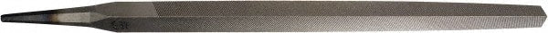PFERD - 6" Long, Smooth Cut, Triangle American-Pattern File - Double Cut, 0.47" Overall Thickness, Tang - Exact Tooling