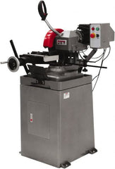 Jet - 2 Cutting Speeds, 275mm Blade Diam, Cold Saw - 54 & 108 RPM Blade Speed, Floor Machine, 3 Phase, Compatible with Ferrous Material - Exact Tooling