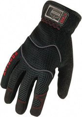 Ergodyne - Size S (7) General Protection Work Gloves - For General Purpose, Uncoated, Gauntlet Cuff, Full Fingered, Black, Paired - Exact Tooling