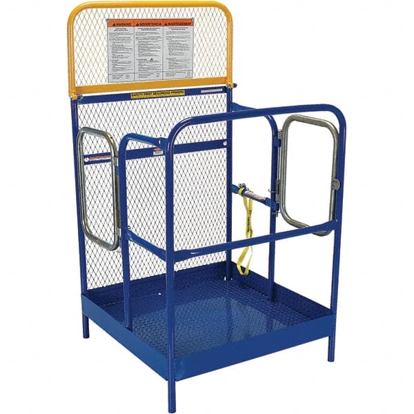 Vestil - 65" Platform - Forklift Work Platform, 1,000 Lb Capacity, 65-5/8" Platform Height, 36" Base Width x 36" Base Depth - Exact Tooling