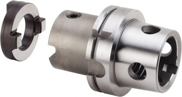Kennametal - Series HTS, Head Connection 40, 100mm Shank Diam, Drill Body - 69.95mm Drill Body Length to Flange, KM Toolholder, 70mm Nose Diam, 148.85mm OAL, 85mm Drill Body Length, Modular Connection, Through Coolant - Exact Tooling