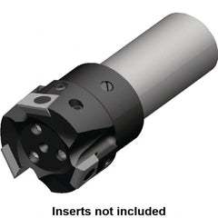 Kennametal - 50mm Cut Diam, 9.5mm Max Depth of Cut, 32mm Shank Diam, 110mm OAL, Indexable Square Shoulder End Mill - BGHX 15.. Inserts, Cylindrical Shank, 90° Lead Angle, Through Coolant, Series Fix-Perfect - Exact Tooling