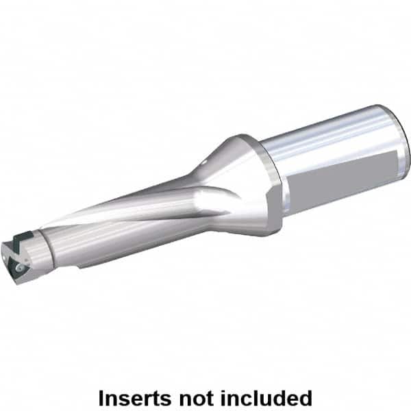 Kennametal - 75mm Max Drill Depth, 3xD, 26mm Diam, Indexable Insert Drill - 2 Inserts, 32mm Shank Diam, Whistle Notch Shank - Exact Tooling