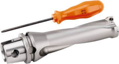 Kennametal - 76.2mm Max Drill Depth, 3xD, 25.4mm Diam, Indexable Insert Drill - 2 Inserts, 50mm Shank Diam, KM50 Modular Connection Shank - Exact Tooling