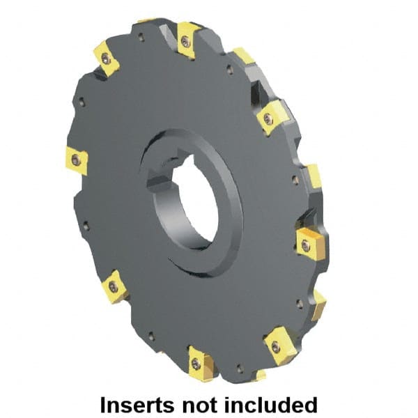 Kennametal - Arbor Hole Connection, 0.3937" Cutting Width, 1.811" Depth of Cut, 160mm Cutter Diam, 1.5748" Hole Diam, 5 Tooth Indexable Slotting Cutter - 90° LN Toolholder, LN.. 1245... Insert - Exact Tooling
