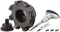 Kennametal - 160mm Cut Diam, 10mm Max Depth, 40mm Arbor Hole, 8 Inserts, RCGX 2006... Insert Style, Indexable Copy Face Mill - KSRM Cutter Style, 12,100 Max RPM, 63mm High, Through Coolant, Series Beyond Blast KSRM - Exact Tooling