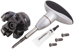 Kennametal - 63mm Cut Diam, 10mm Max Depth, 22mm Arbor Hole, 4 Inserts, RCGX 2006... Insert Style, Indexable Copy Face Mill - KSRM Cutter Style, 21,900 Max RPM, 50mm High, Through Coolant, Series Beyond Blast KSRM - Exact Tooling