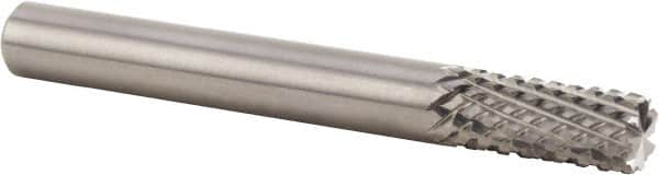 Kennametal - 1/4" Diam, 3/4" LOC, Burr End, Solid Carbide Diamond Pattern Router Bit - Right Hand Cut, 2-1/2" OAL, 1/4" Shank Diam, Use on Composites, Fiberglass - Exact Tooling