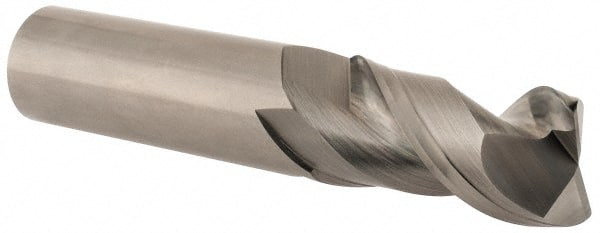 Kennametal - 1", 2 Flute, Single End, Solid Carbide, 0.06" Corner Radius End Mill - 5" OAL, 45° Helix, Right Hand Flute, 2" LOC, Right Hand Cut - Exact Tooling
