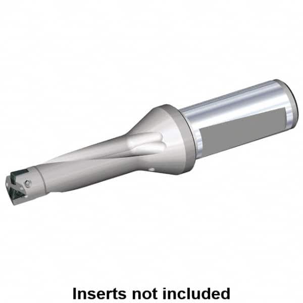 Kennametal - 61.5mm Max Drill Depth, 3xD, 20.5mm Diam, Indexable Insert Drill - 2 Inserts, 32mm Shank Diam, Whistle Notch Shank - Exact Tooling