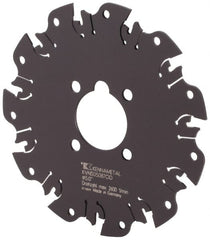 Kennametal - Arbor Hole Connection, 0.089" Cutting Width, 1-3/8" Depth of Cut, 5" Cutter Diam, 1-1/4" Hole Diam, 11 Tooth Indexable Slotting Cutter - KVNS Toolholder, OD 2087.. Insert - Exact Tooling